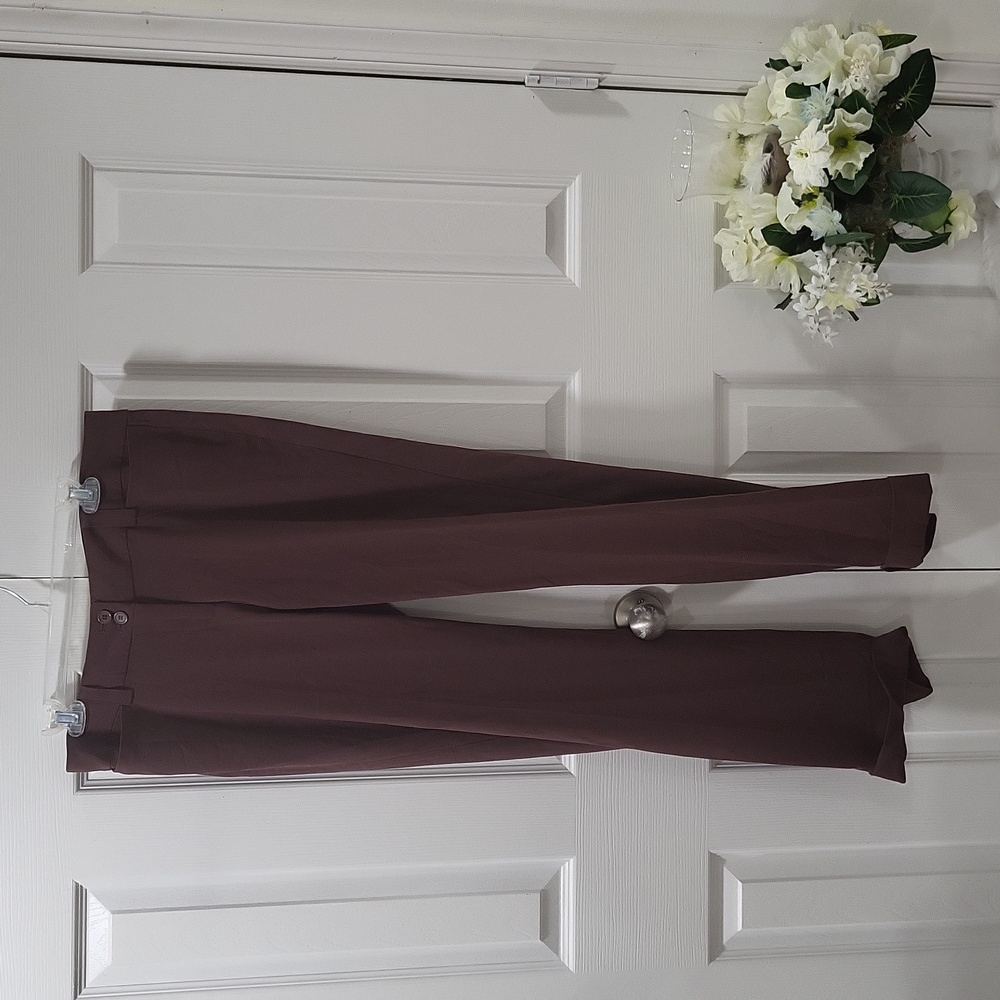 Mirika brown 2 botton up dress pants